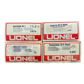 Four Assorted Lionel Engines