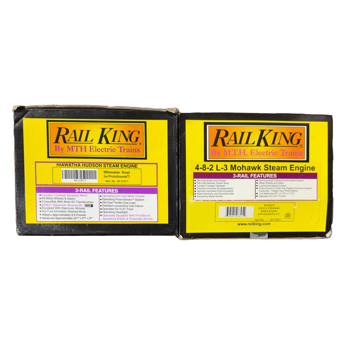 Two MTH Rail King Steam Engines (1 of 1)