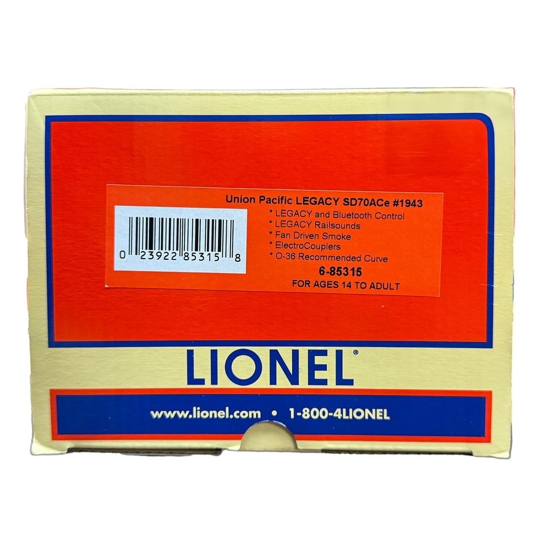 Lionel 6-85315 Union Pacific Legacy SD70ACe (1 of 1)