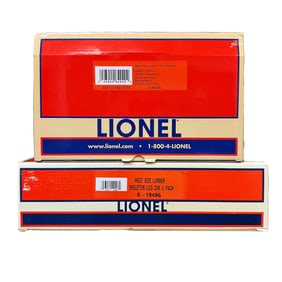 Lionel West Side 3 Truck Shay and Lumber Cars