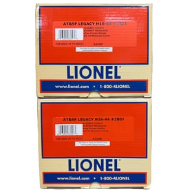 Two Lionel Santa Fe Legacy H16-44 Locomotives