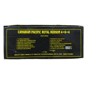 Weaver Canadian Pacific Hudson 4-6-4 Steam Engine