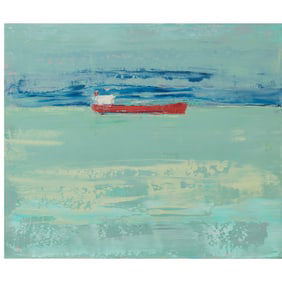 Suzy Barnard, Peppermint and Celery, oil on board