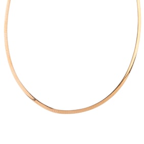 14k Yellow and White Gold Necklace.
