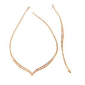 14k Gold Jewelry Suite.