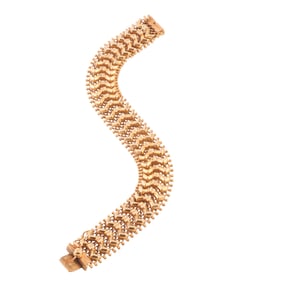 14k Yellow Gold Bracelet.