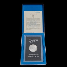 US 1884 CC Morgan Dollar UNC with Box and COA