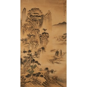Attributed to Xi Gang (1746-1803), Landscape