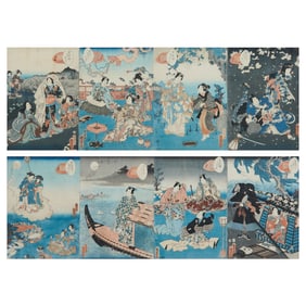 Utagawa Kunisada II, "The Tale of Genji"