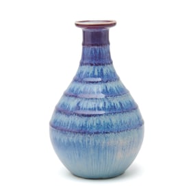 Chinese Flambe-Glazed Vase