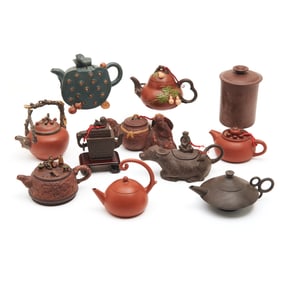 Collection of Chinese Zisha Teapots