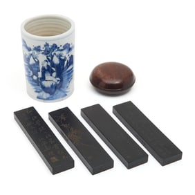 Group of Chinese Scholar's Items