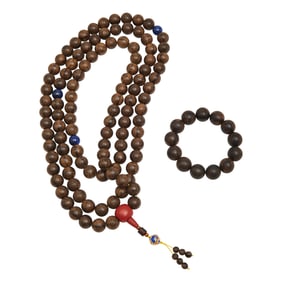 Chinese Agarwood Bracelet and Necklace