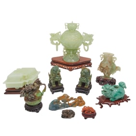 Chinese Jade and Hardstone Carvings