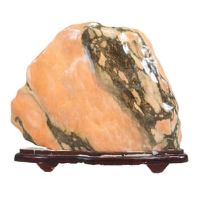 Large Chinese Red Jasper Scholars Rock