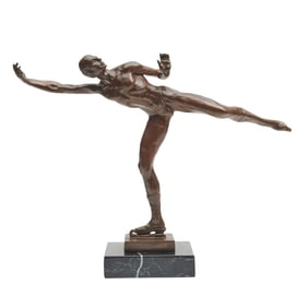 Robert Tait McKenzie, Male Figure Skater, bronze