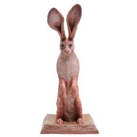 Grace Carpenter Hudson, Mr. Jack, hand painted ceramic