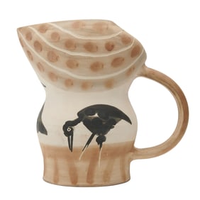 Picasso, Gothic Pitcher with Birds, earthenware