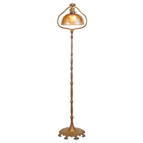 Tiffany Studios Gilt Bronze "Bell" Floor Lamp #425