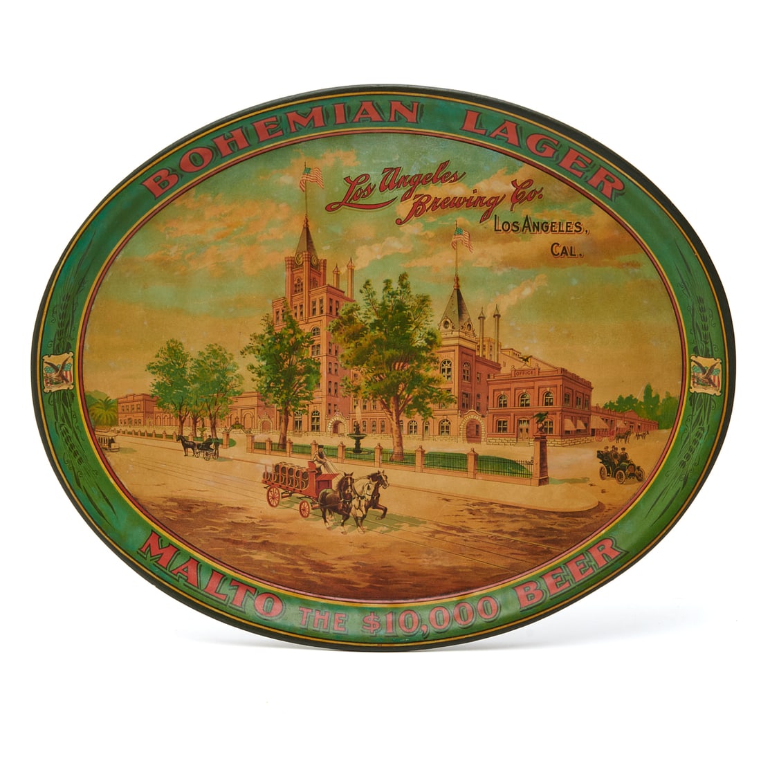 Los Angeles Brewing Company Tin Litho Serving Tray (1 of 3)