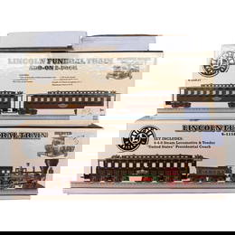 Lionel Lincoln Funeral Train and 2 Car Add On.