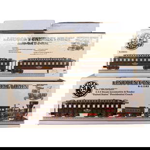 Lionel Lincoln Funeral Train and 2 Car Add On.: Lionel Heritage Series Lincoln Funeral Train and 2 Car Add On.