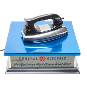 Vintage General Electric Advertising Display Automated Iron