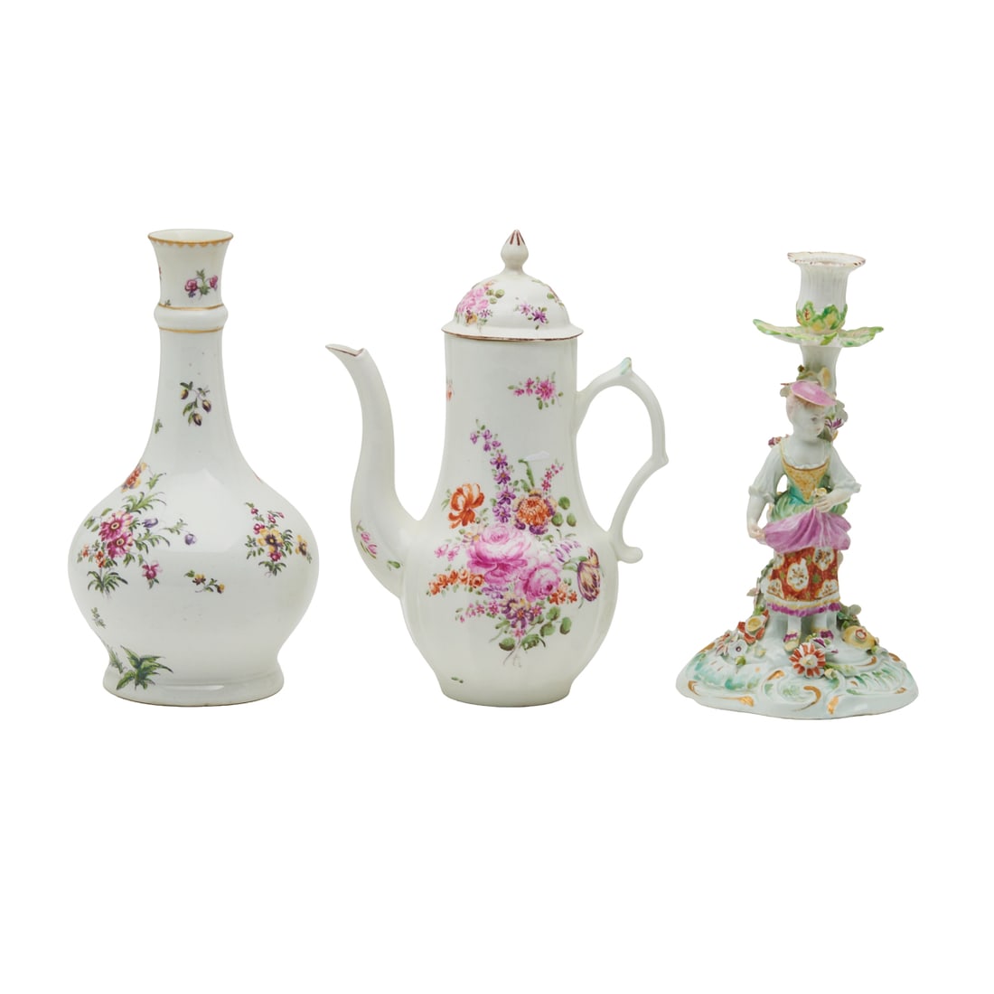 Three 18th Century Derby Porcelain Rarities (1 of 6)