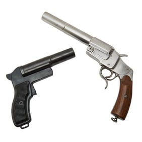 Two Vintage Flare Guns