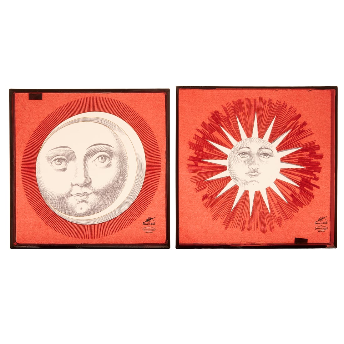 Fornasetti for Compagnia del Tobacco, "Soli e Lune" (1 of 4)