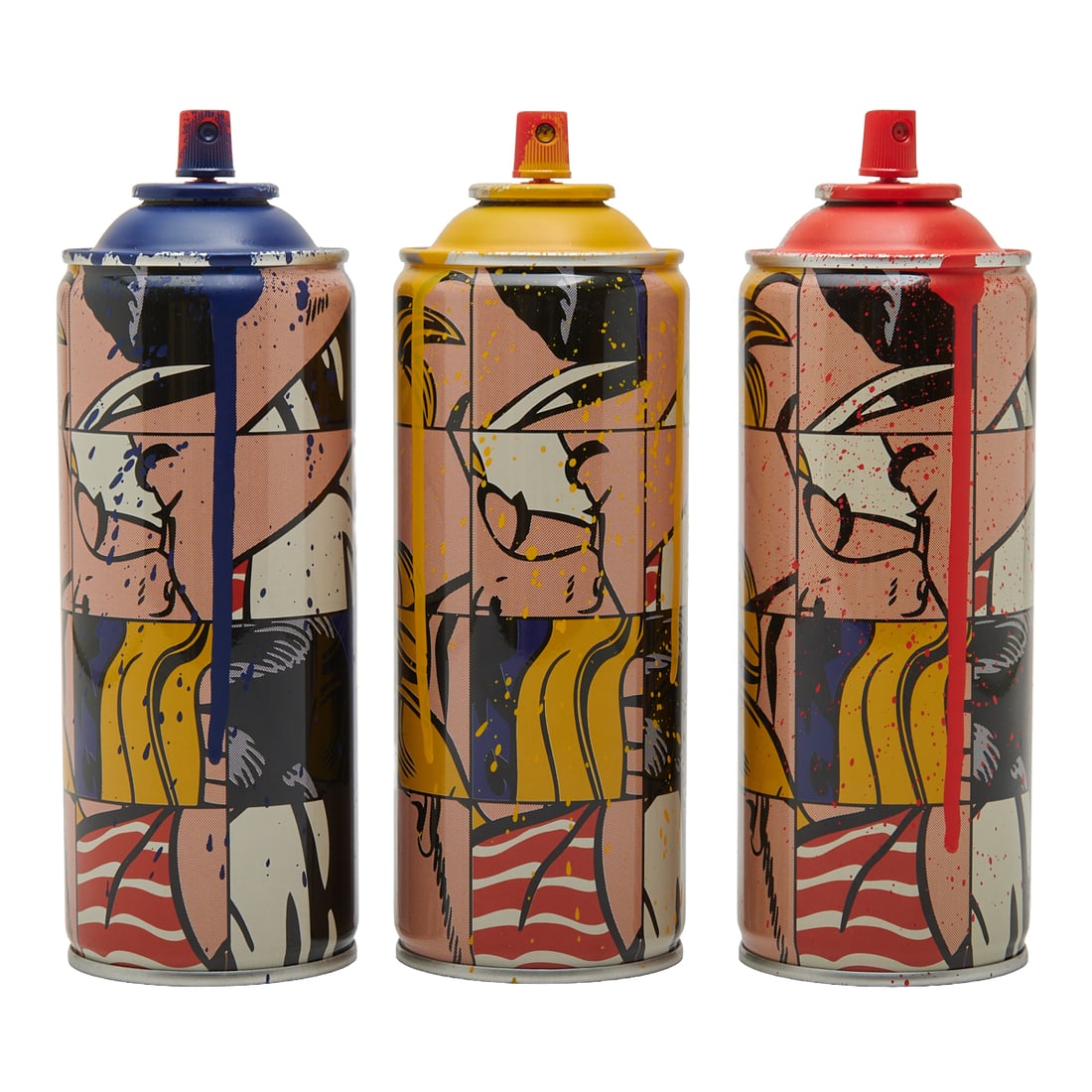 Three Mr. Brainwash Spray Cans (1 of 8)