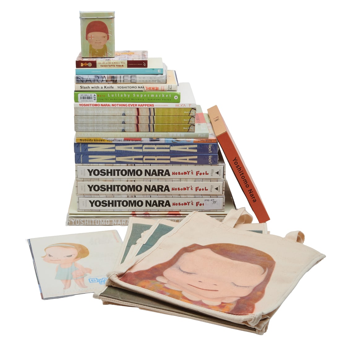 Collection of Yoshitomo Nara Art Books and Collectibles (1 of 6)