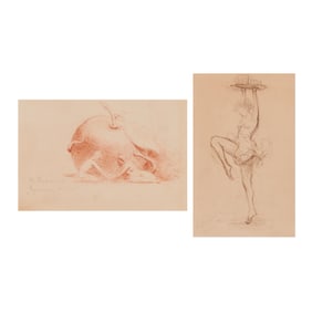 Granville Seymour Redmond, two drawings