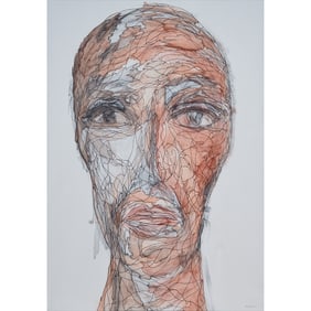 Mart Visser, Portrait, mixed media