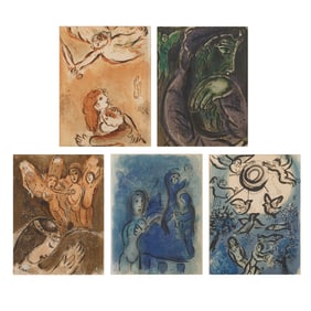 Marc Chagall, Five Lithographs