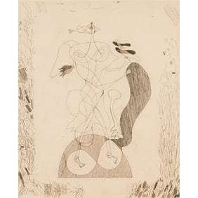 George Braque, etching from La Theogonie D'Hesiode suite