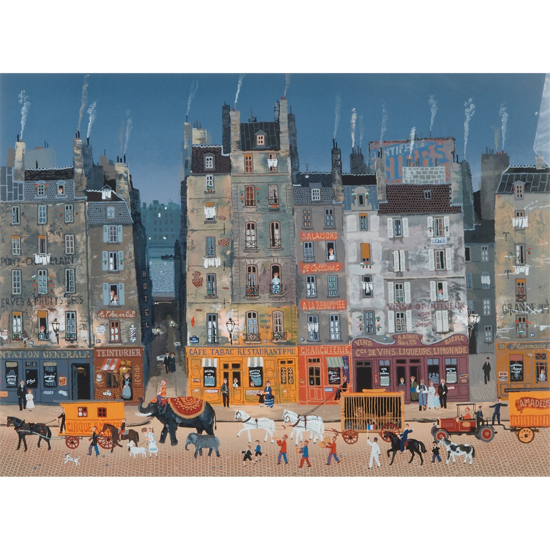 Michel Delacroix, Vive Le Cirque, Lithograph (1 of 5)