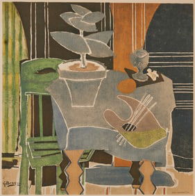 After George Braque, Still Life, Lithograph