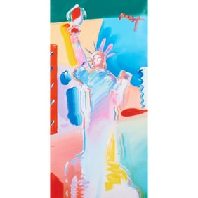 Peter Max, Statue of Liberty, mixed media