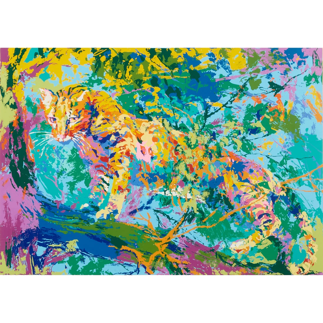 LeRoy Neiman, Ocelot, AP serigraph (1 of 4)