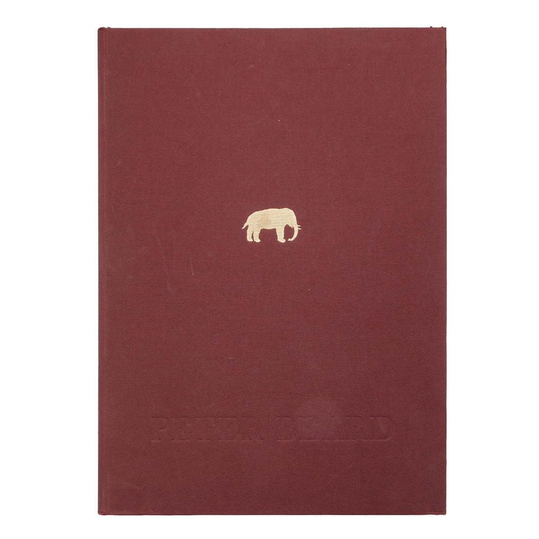 Peter Beard, Photography Book, New York: Taschen 2006: PETER BEARD (American, 1938- 2020), "Peter Beard,New York, 2006, hardcover book in maroon linen box, Taschen, 2006; [approximate dimensions - book: 20 h x 14 w x 3-1/8 d inches, box: 21-1/2 h x 15-1/2