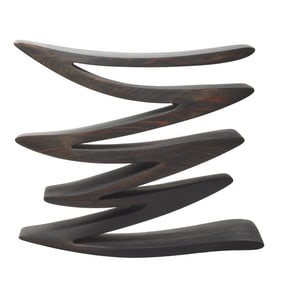 Modern Abstract Wood Sculpture
