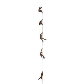 Bill Starke, Rope Climbers, Bronze on Wire
