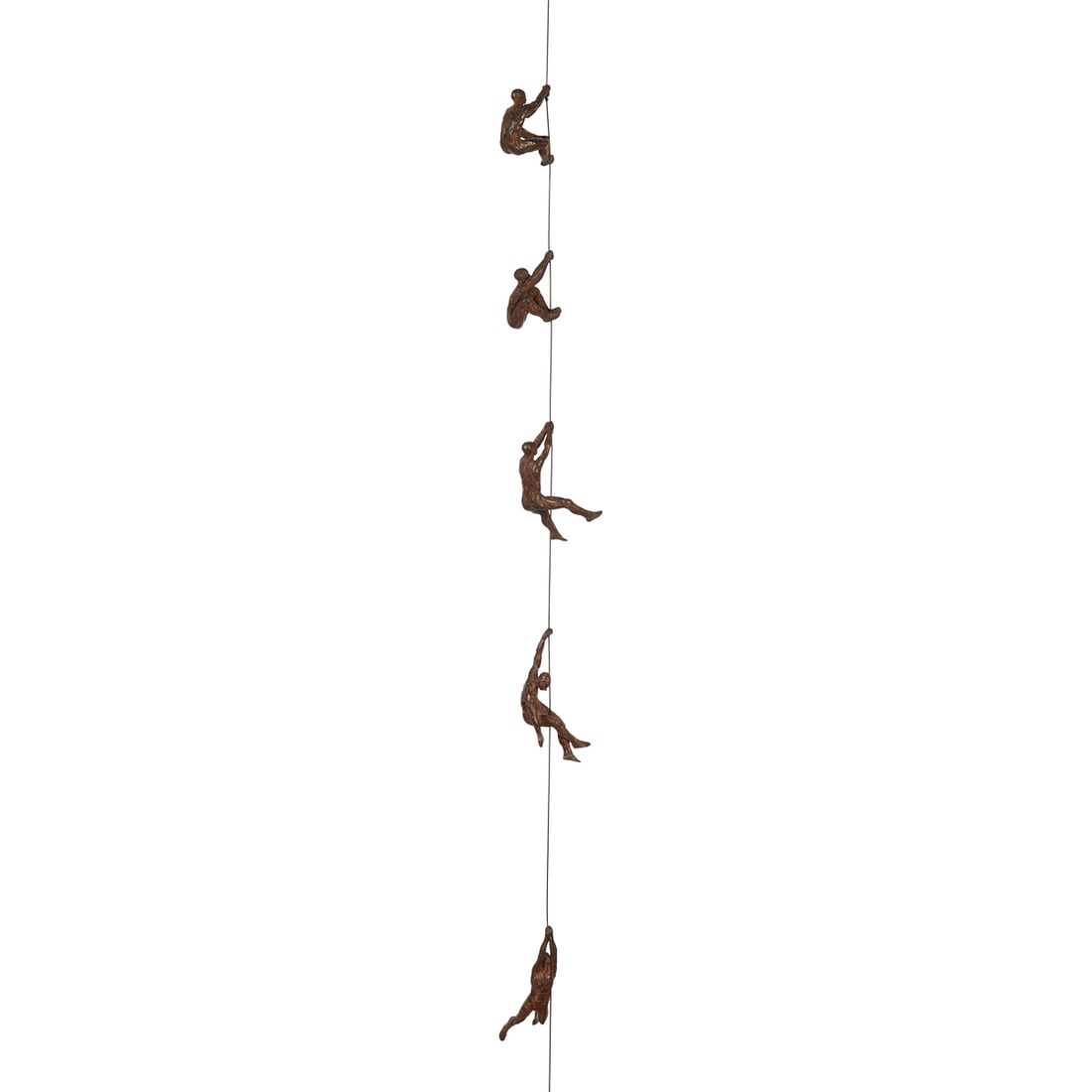 Bill Starke, Rope Climbers, Bronze on Wire (1 of 5)