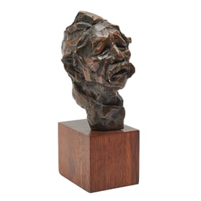 George Carlson, Juan Silvas, bronze bust