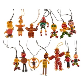 Collection of Bakelite Crib Toys