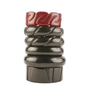 Collection of Six Carved Bakelite Bracelets