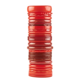 Collection of Red Bakelite Bracelets