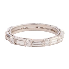 Diamond, Platinum Eternity Band