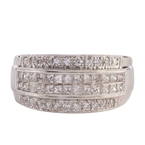 Diamond, 14k White Gold Ring